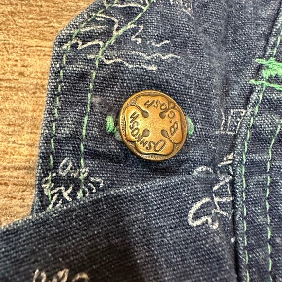 Vintage Osh Kosh Vestbak Nautical overalls romper made in USA 3/6 months - Picture 5 of 7